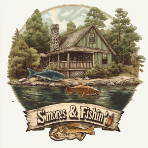 S'mores and Fishin' logo