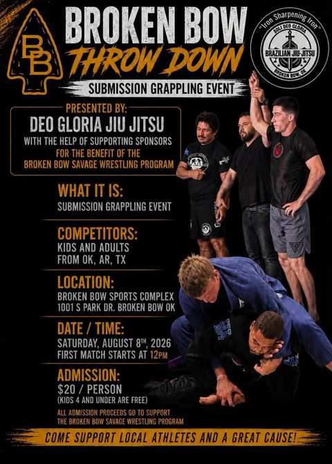 BB Throw Down - Submission Grappling Event flyer