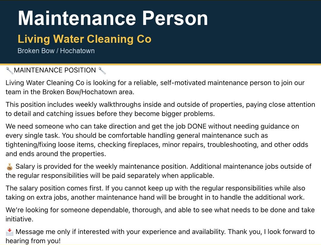 Maintenance Person image