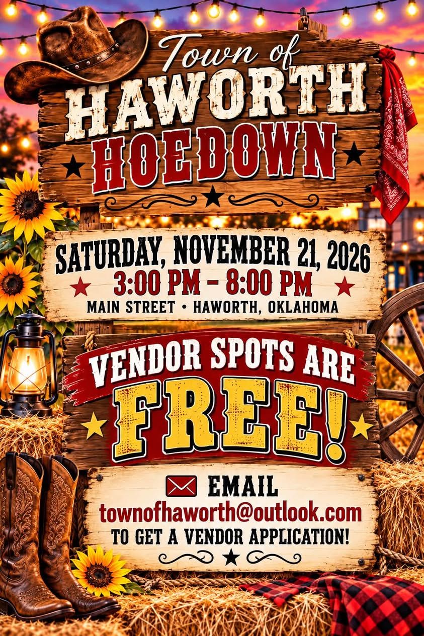 Haworth Hoedown and Chili Cook-Off flyer