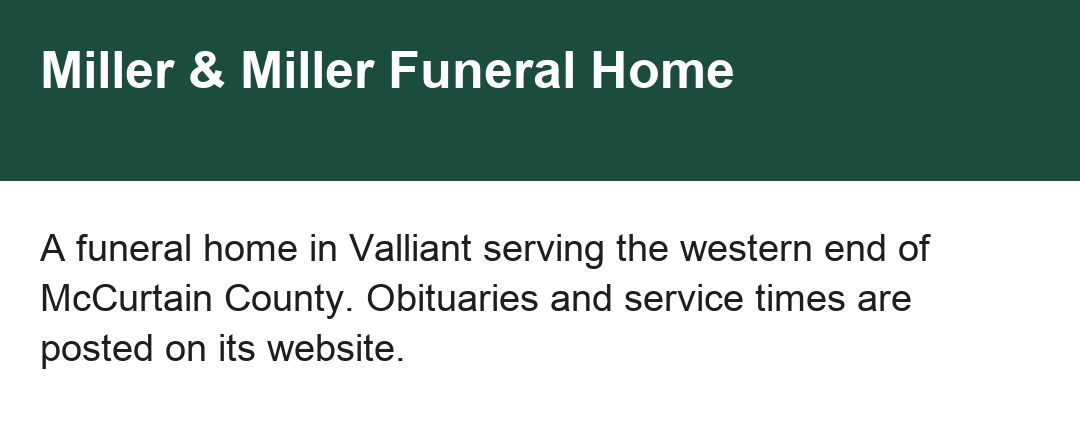 Miller & Miller Funeral Home photo 1