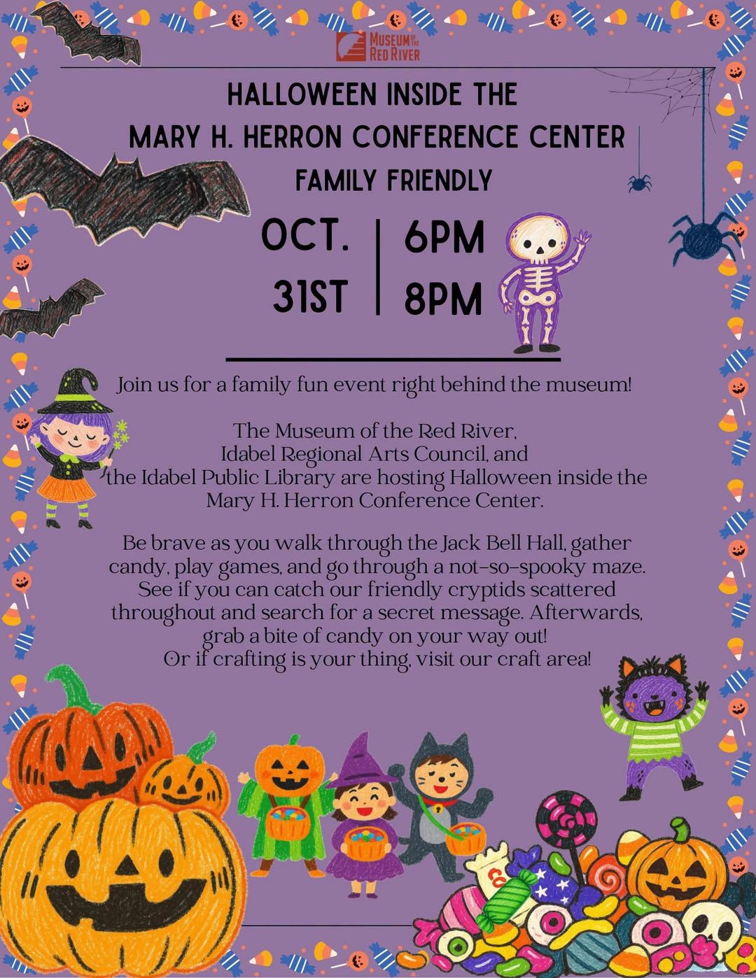 Halloween at the Mary H. Herron Conference Center flyer