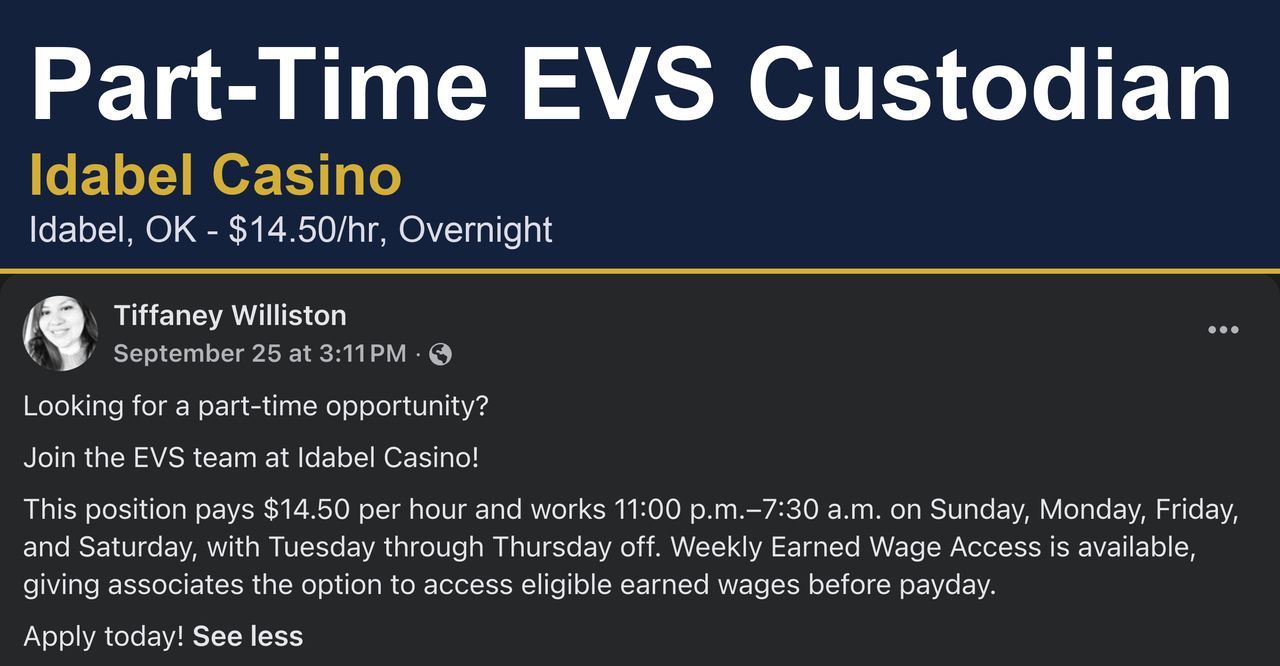 Part-Time EVS Custodian (Overnight) image