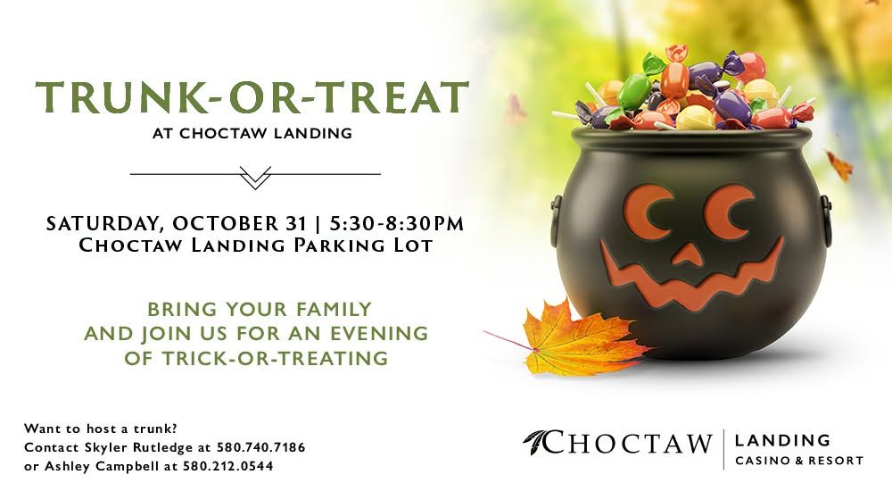 Trunk-or-Treat at Choctaw Landing flyer