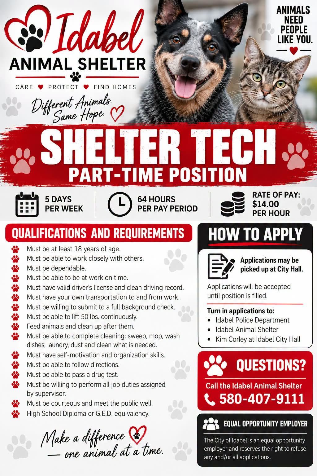 Shelter Tech (Part-Time) image