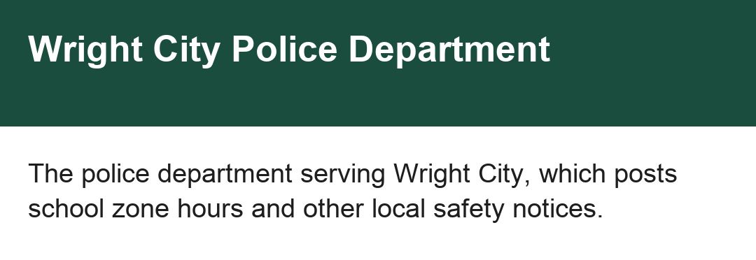 Wright City Police Department photo 1