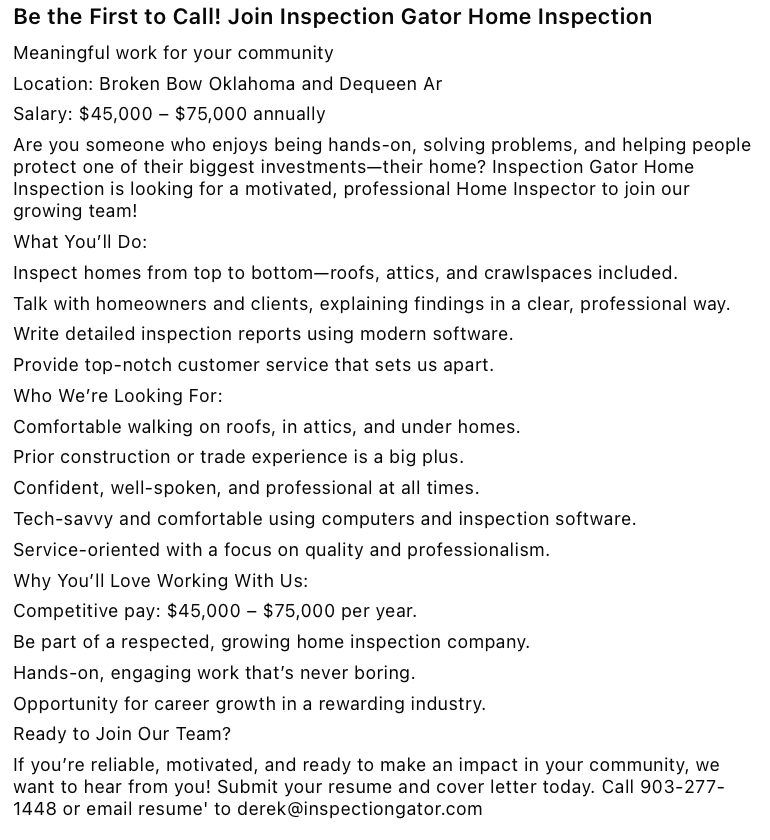 Home Inspector image