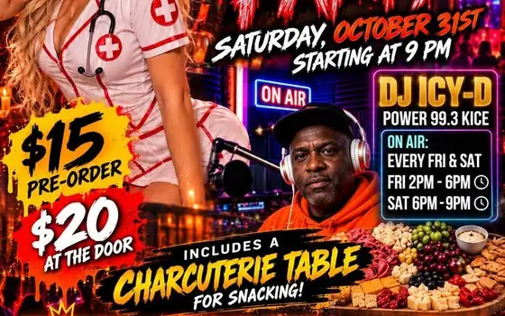 Mama Vee's Halloween Party at the Idabel Country Club flyer