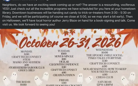 Downtown Idabel Trick-or-Treat flyer