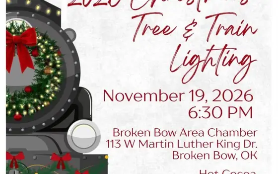 Christmas Tree & Train Lighting flyer