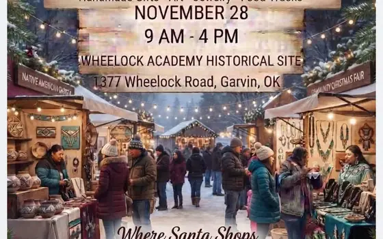 Native American Christmas Fair flyer
