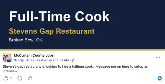 Full-Time Cook image