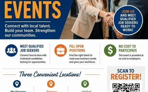 Oklahoma Works Hiring Event & Job Fair flyer